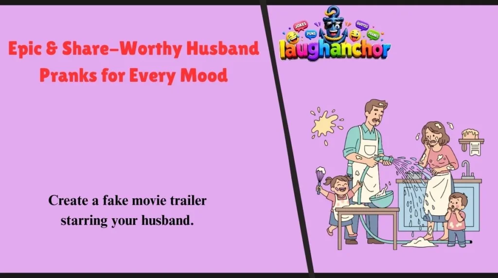 Epic & Share-Worthy Husband Pranks for Every Mood
