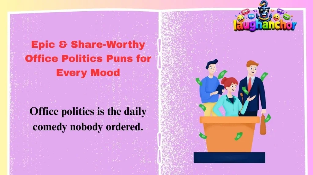 Epic & Share-Worthy Office Politics Puns for Every Mood