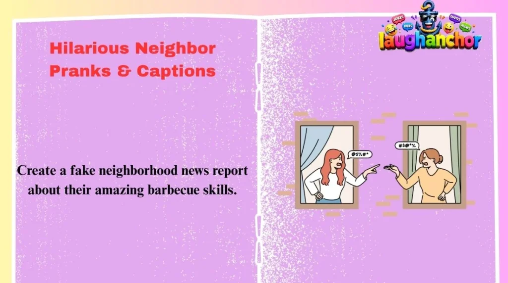 Hilarious Neighbor Pranks & Captions