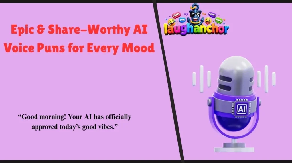 Epic & Share-Worthy AI Voice Puns for Every Mood