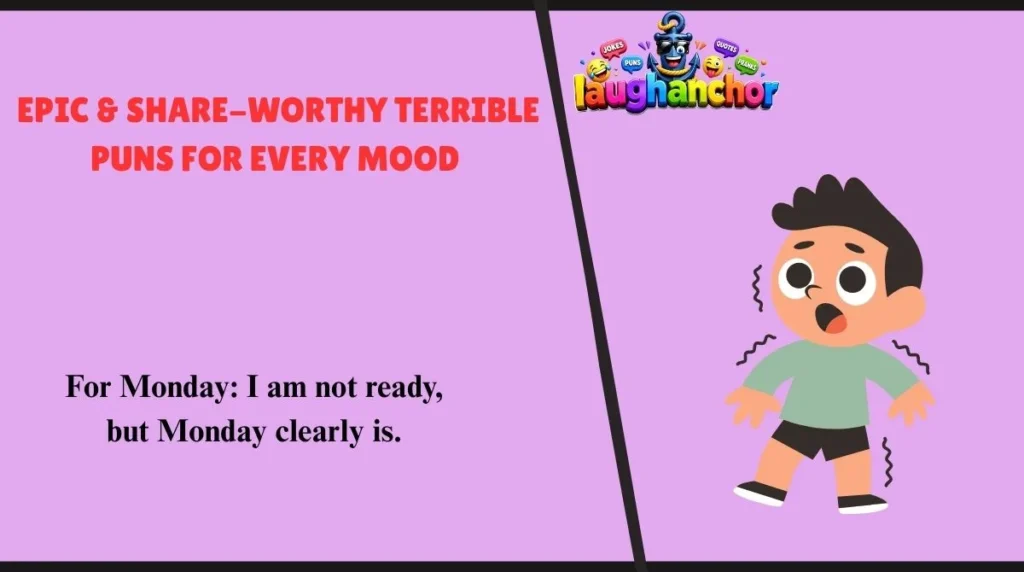 Epic & Share-Worthy Terrible Puns for Every Mood 