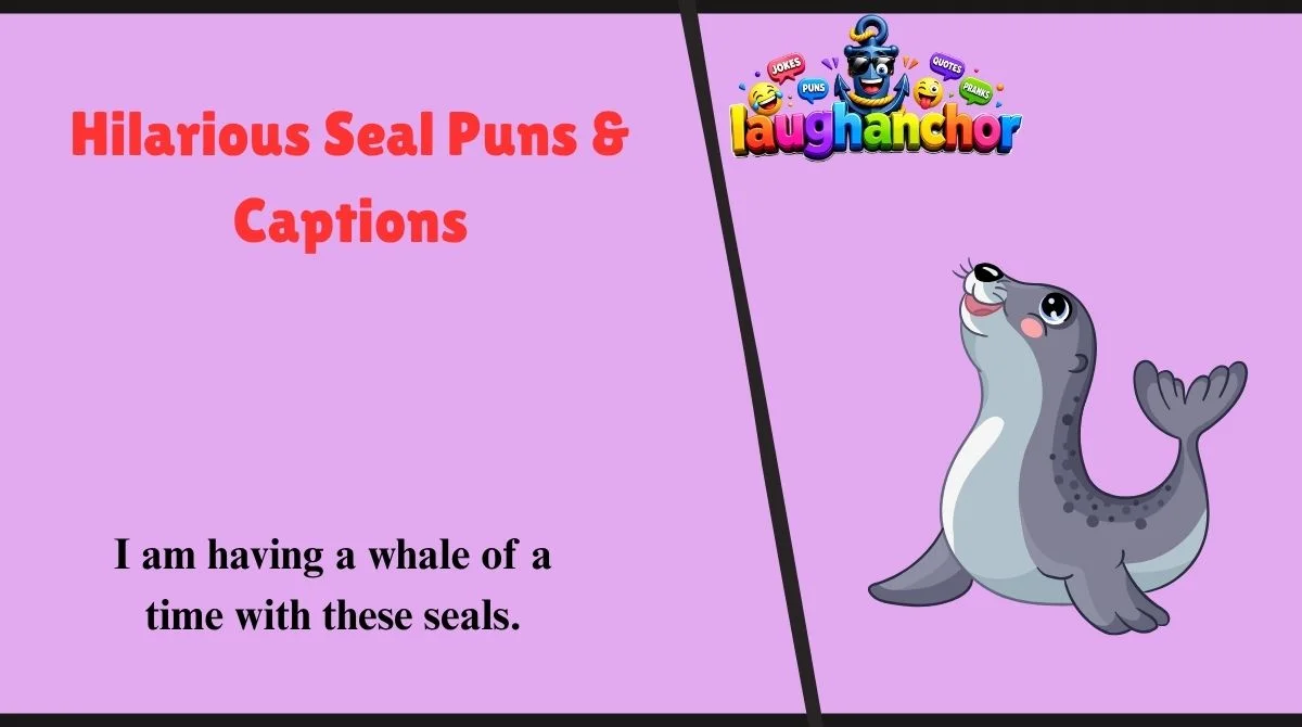 Hilarious Seal Puns & Captions