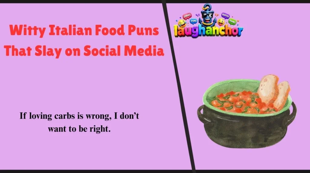 Witty Italian Food Puns That Slay on Social Media
