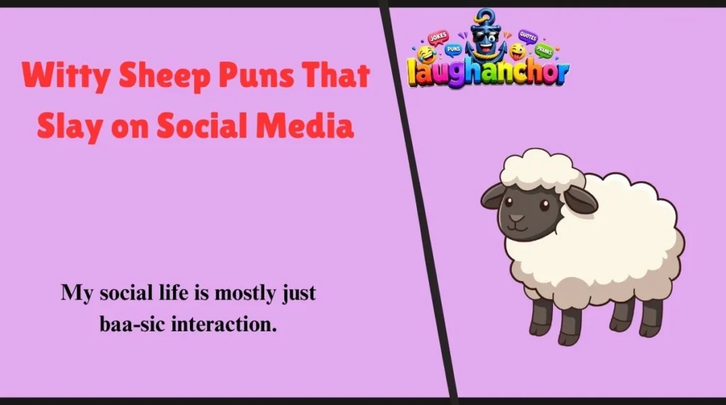 Witty Sheep Puns That Slay on Social Media