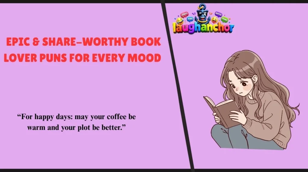 Epic & Share-Worthy Book Lover Puns for Every Mood 