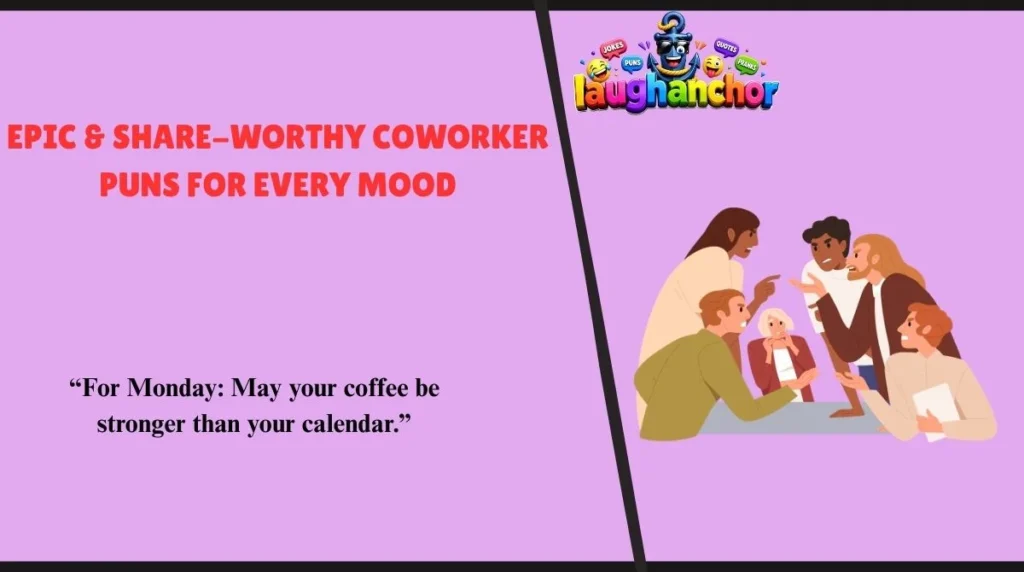 Epic & Share-Worthy Coworker Puns for Every Mood 