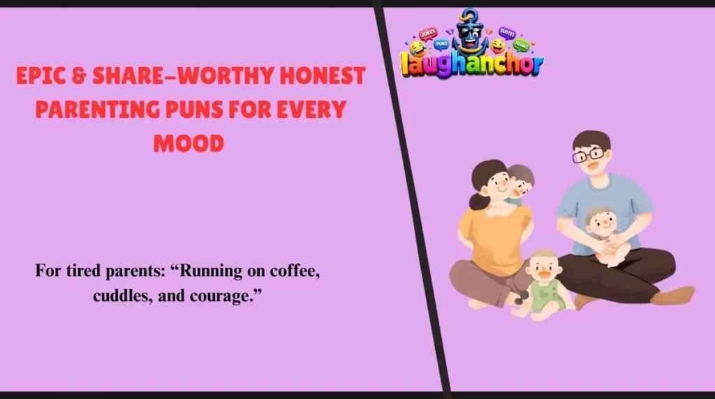 Epic & Share-Worthy Honest Parenting Puns for Every Mood