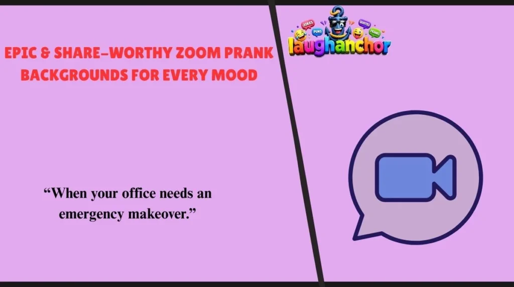 Epic & Share-Worthy Zoom Prank Backgrounds for Every Mood