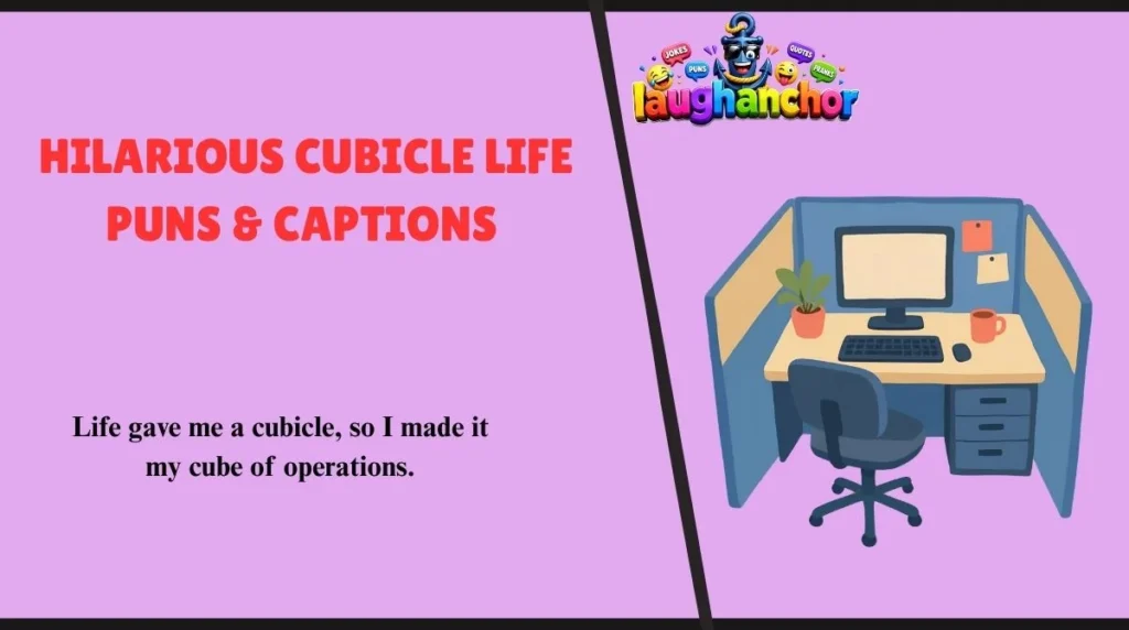 Hilarious Cubicle Life Puns & Captions 