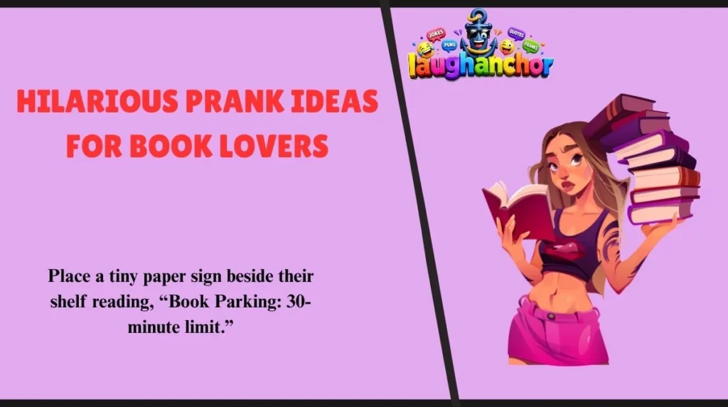 Hilarious Prank Ideas for Book Lovers