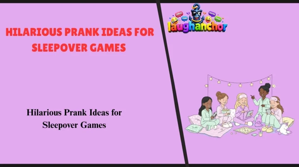 Hilarious Prank Ideas for Sleepover Games