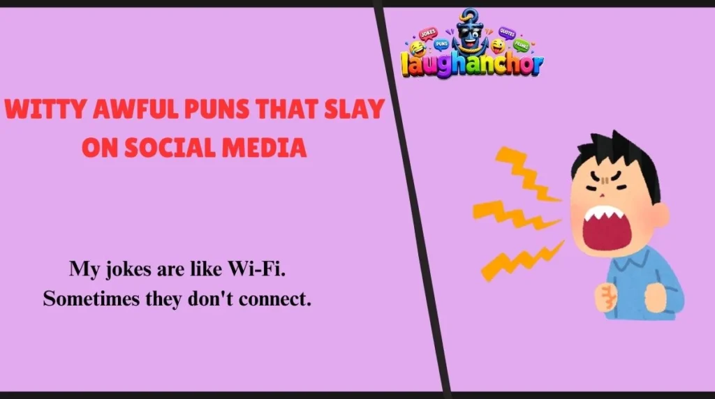Witty Awful Puns That Slay on Social Media