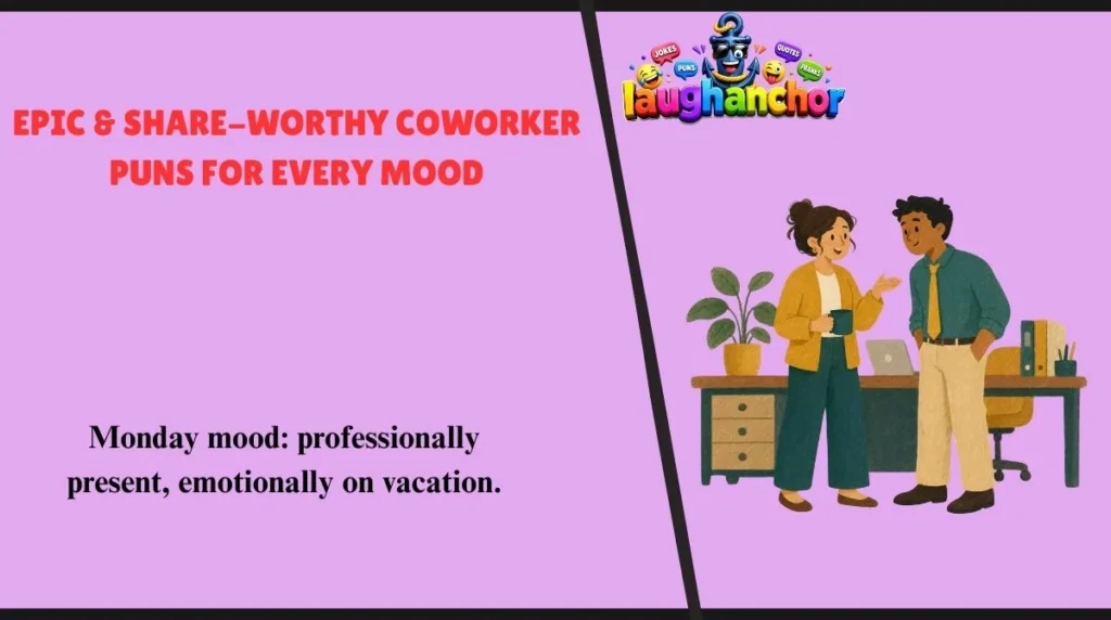 Epic & Share-Worthy Coworker Puns for Every Mood