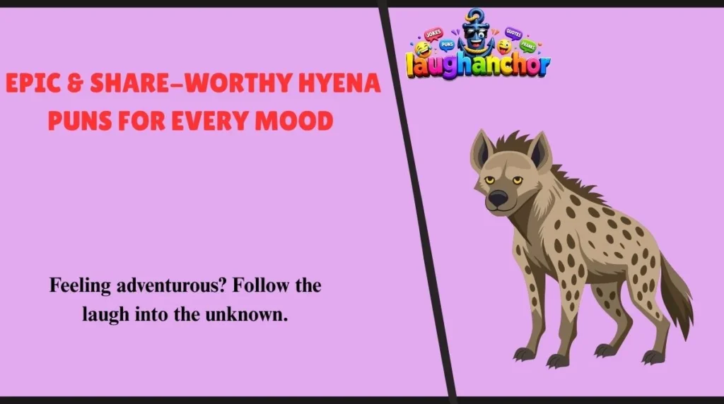 Epic & Share-Worthy Hyena Puns for Every Mood