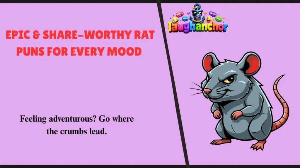 Epic & Share-Worthy Rat Puns for Every Mood 