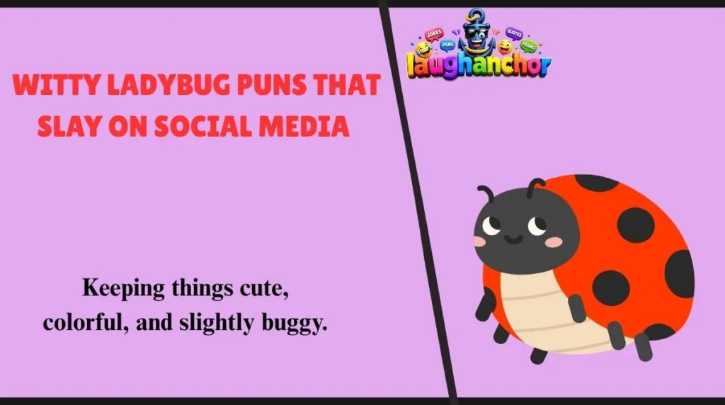 Witty Ladybug Puns That Slay on Social Media