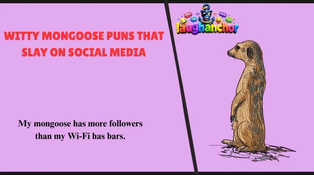 Witty Mongoose Puns That Slay on Social Media