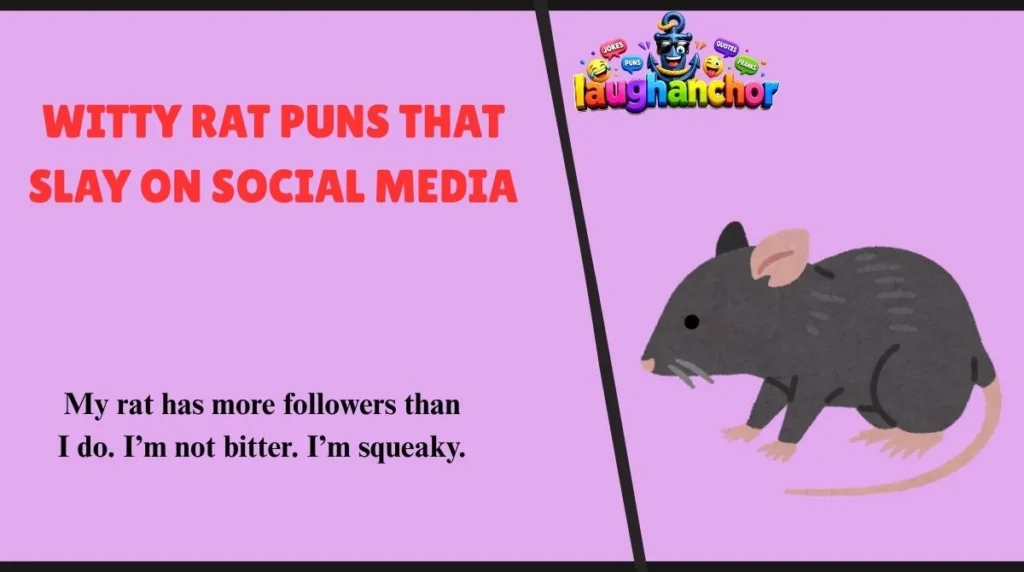 Witty Rat Puns That Slay on Social Media