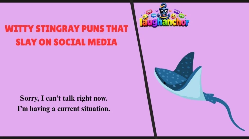 Witty Stingray Puns That Slay on Social Media