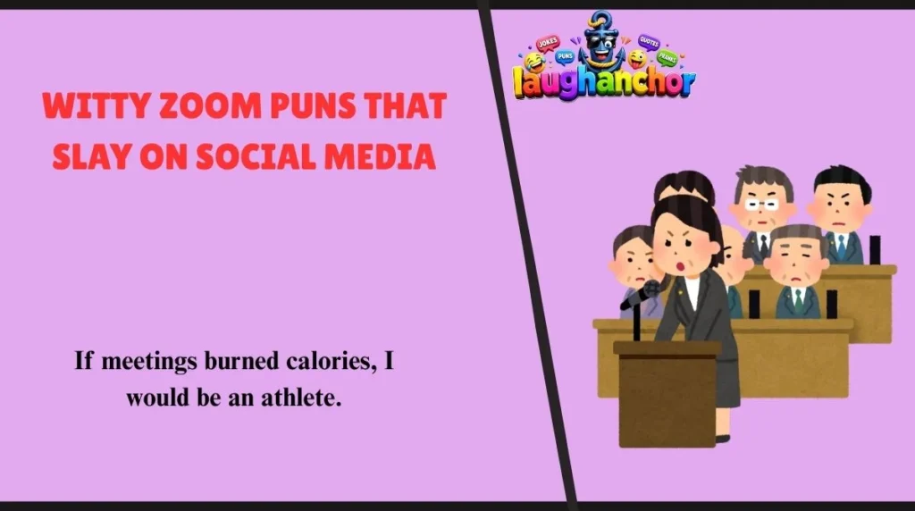 Witty Zoom Puns That Slay on Social Media