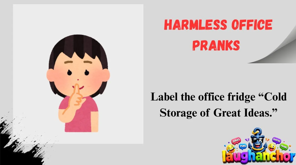 Harmless Office Pranks