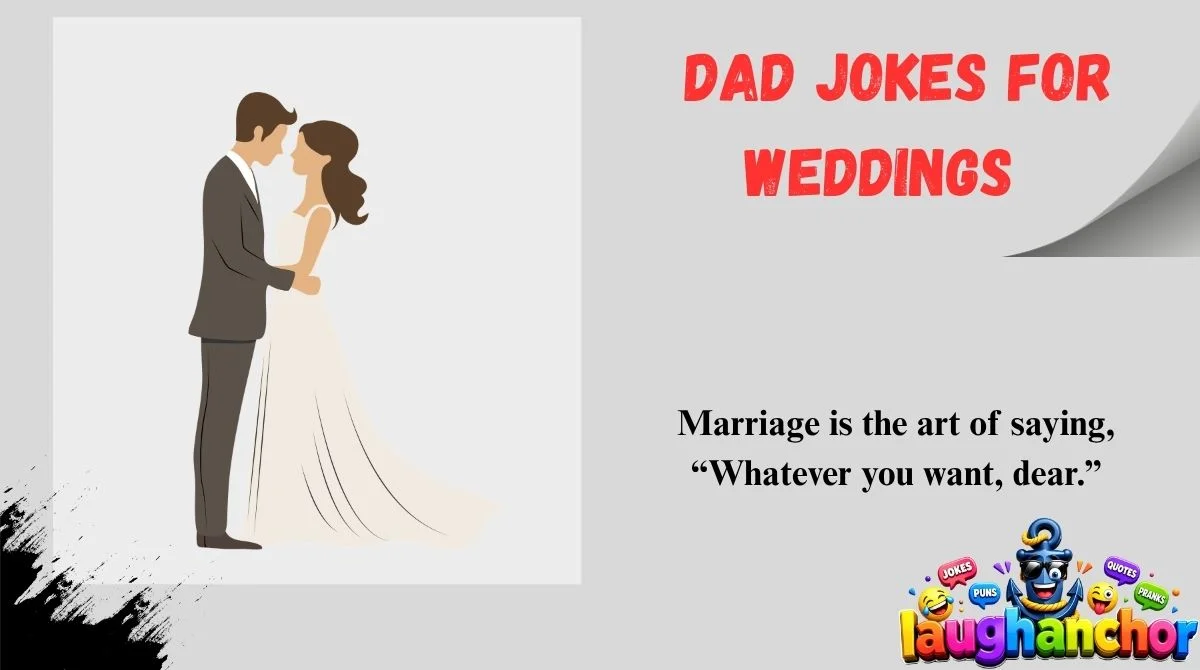Dad Jokes for Weddings