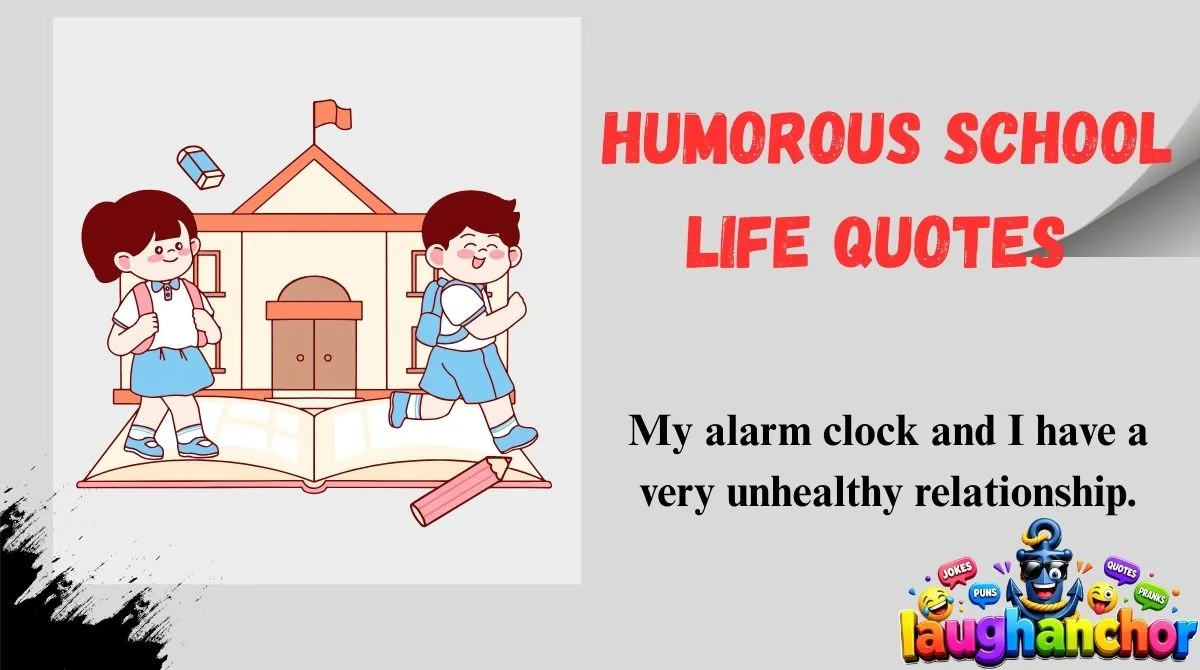 Humorous School Life Quotes